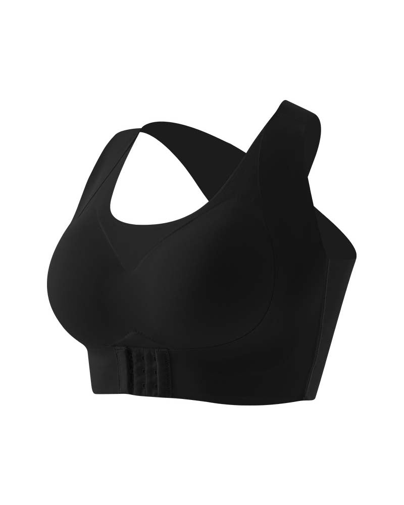 Sostén Push-Up Corrector para Mujer, Sin Costuras, Invisible, con Broche Frontal y Sin Aros