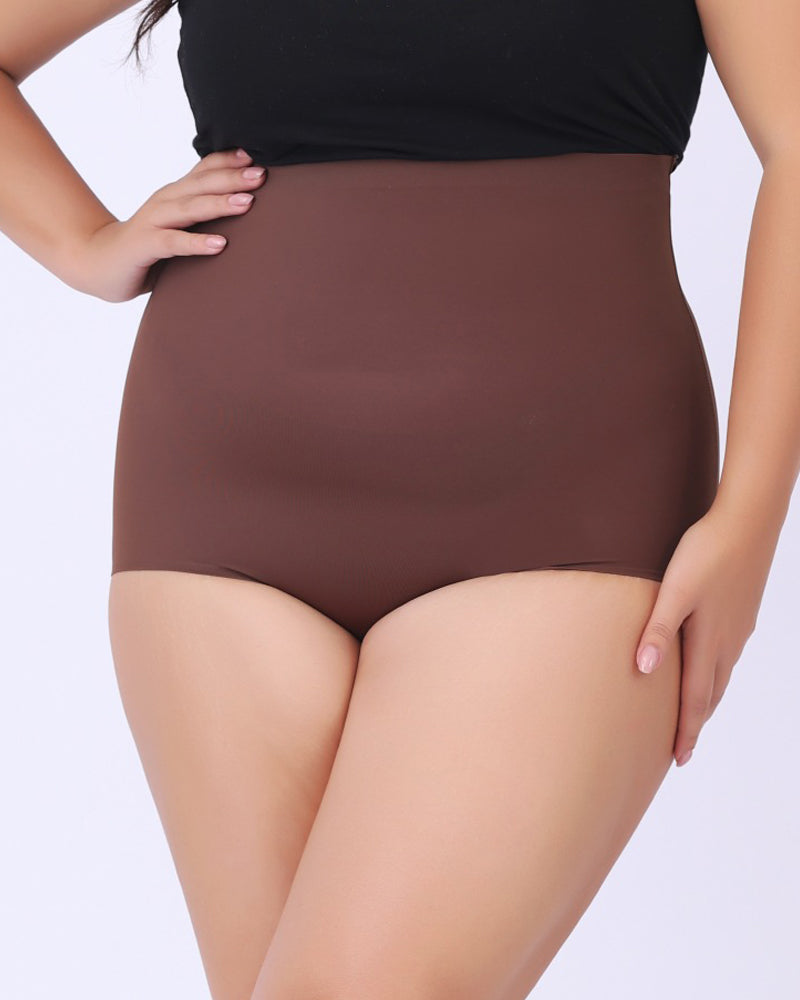 Braga Moldeadora Sin Costuras de Cintura Alta Control de Abdomen Ropa Interior Moldeadora Postparto