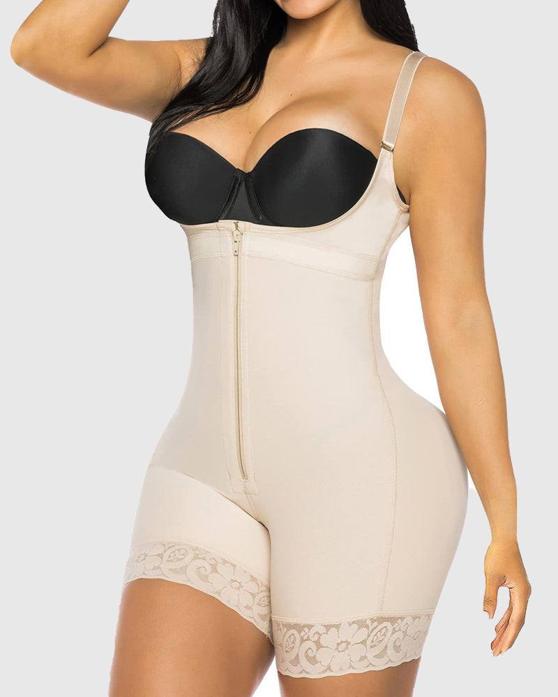 Shapshe® Fajas Moldeadoras con Tirantes Ajustables Control de Abdomen Levantacola Shapewear