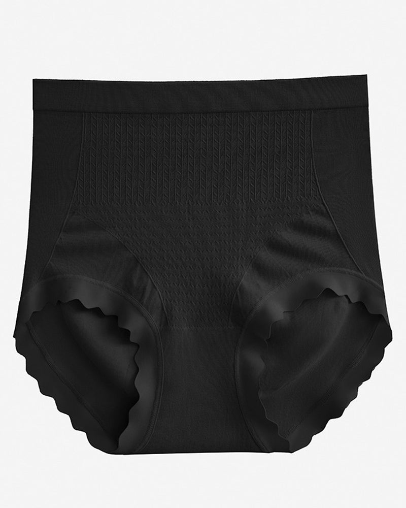 Bragas de tiro alto para mujer con entrepierna antibacteriana, pantaletas elásticas de cobertura total