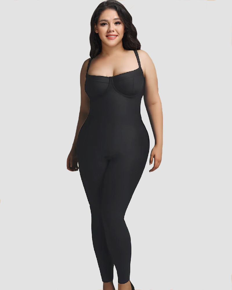 Shapshe® Enterizo Bodycon Elastizado con Estampado de Leopardo, Sin Mangas, Push Up
