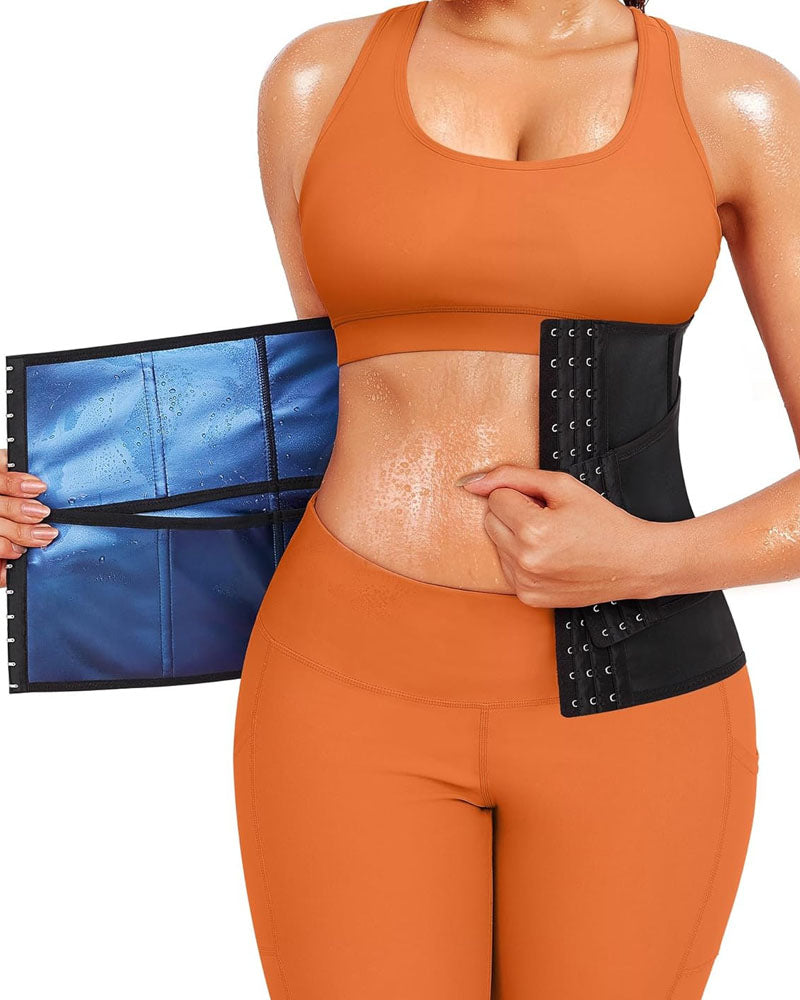 Faja Deportiva Entrenadora de Cintura para Mujeres, Sudadera para Pérdida de Peso, Modeladora de Abdomen, Corsé Sauna
