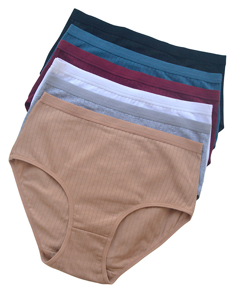 Braguitas de Algodón Puro de Cintura Alta con Control de Abdomen y Ropa Interior Transpirable