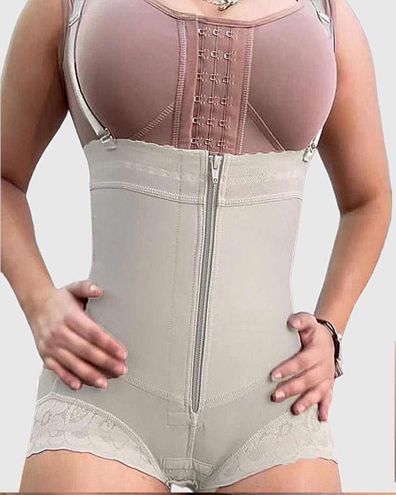 Shapshe® Shorts Moldeadores de Cintura Alta para Mujer con Cierre de Cremallera