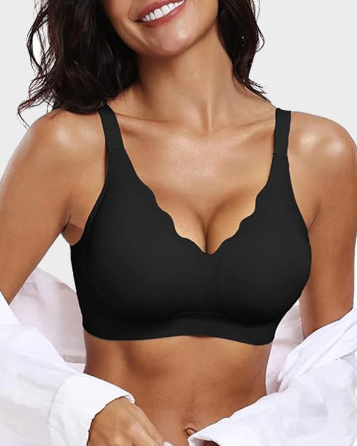 Sostén Push Up para Mujer Sin Costuras, Transpirable, Sin Aros y Cómodo
