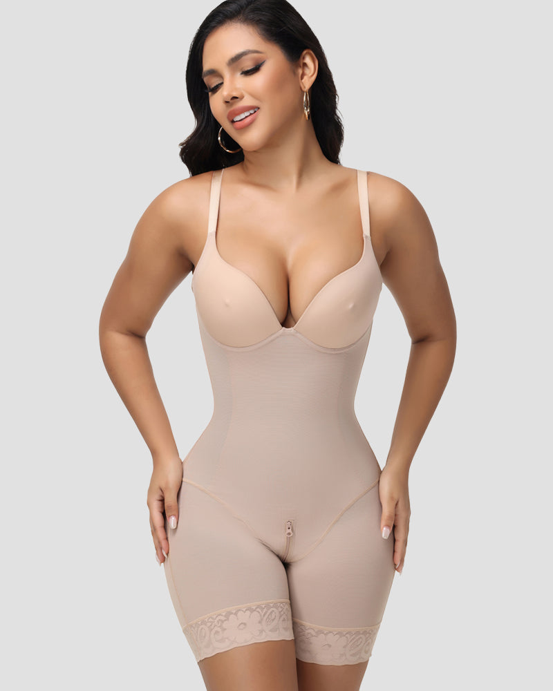Shapshe® Body Moldeador con Control de Abdomen y Sujetador Sexy para Pezones