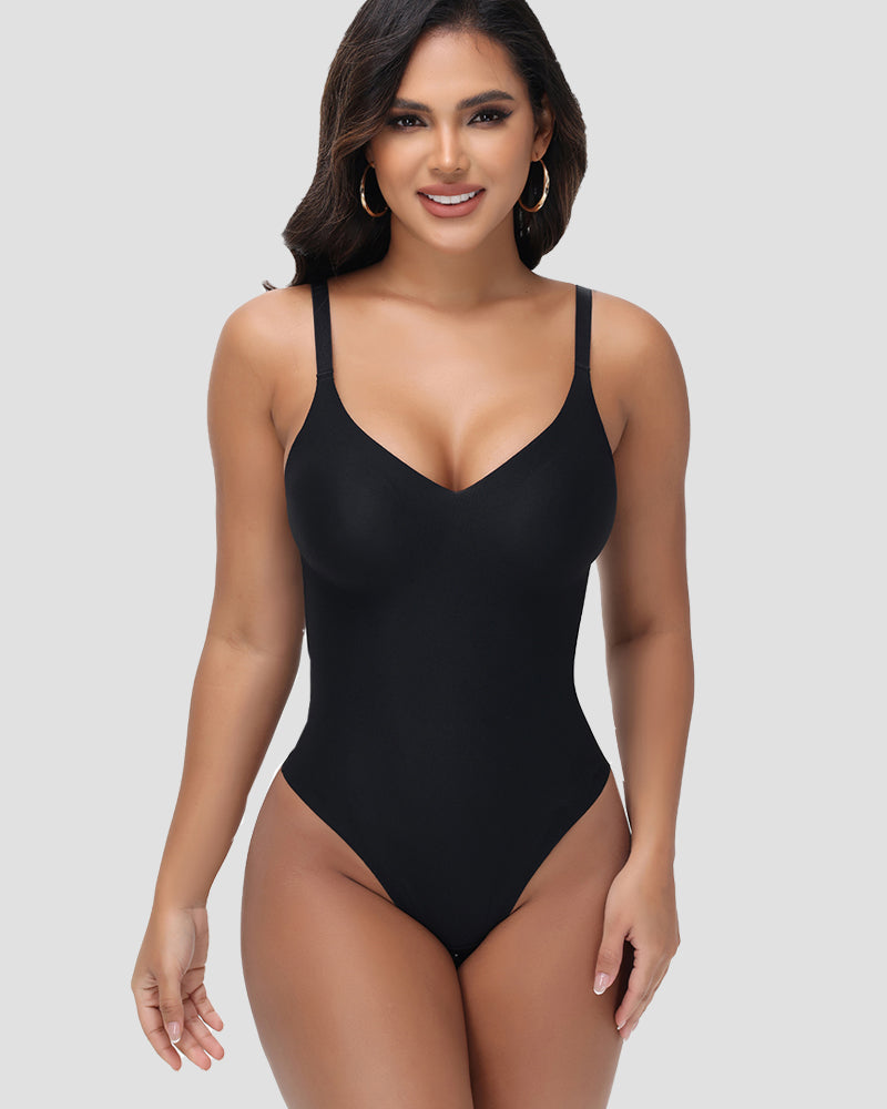 Shapshe® Body Modelador Tipo Tanga Levanta Glúteos con Tirantes Ajustables