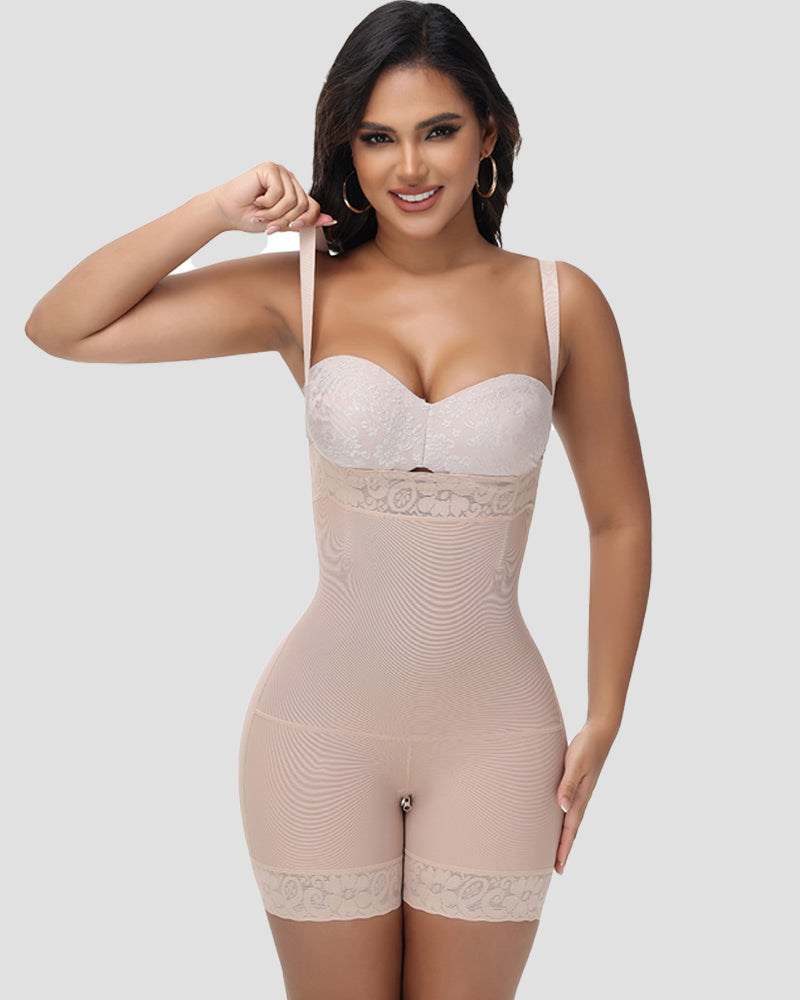 Shapshe® Fajas Moldeadoras Sin Costuras con Tirantes Ajustables y Escote Abierto (Preventa)