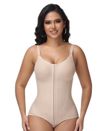 Shapshe® Fajas Colombianas con Ganchos Moldeador Corporal de Control Abdominal
