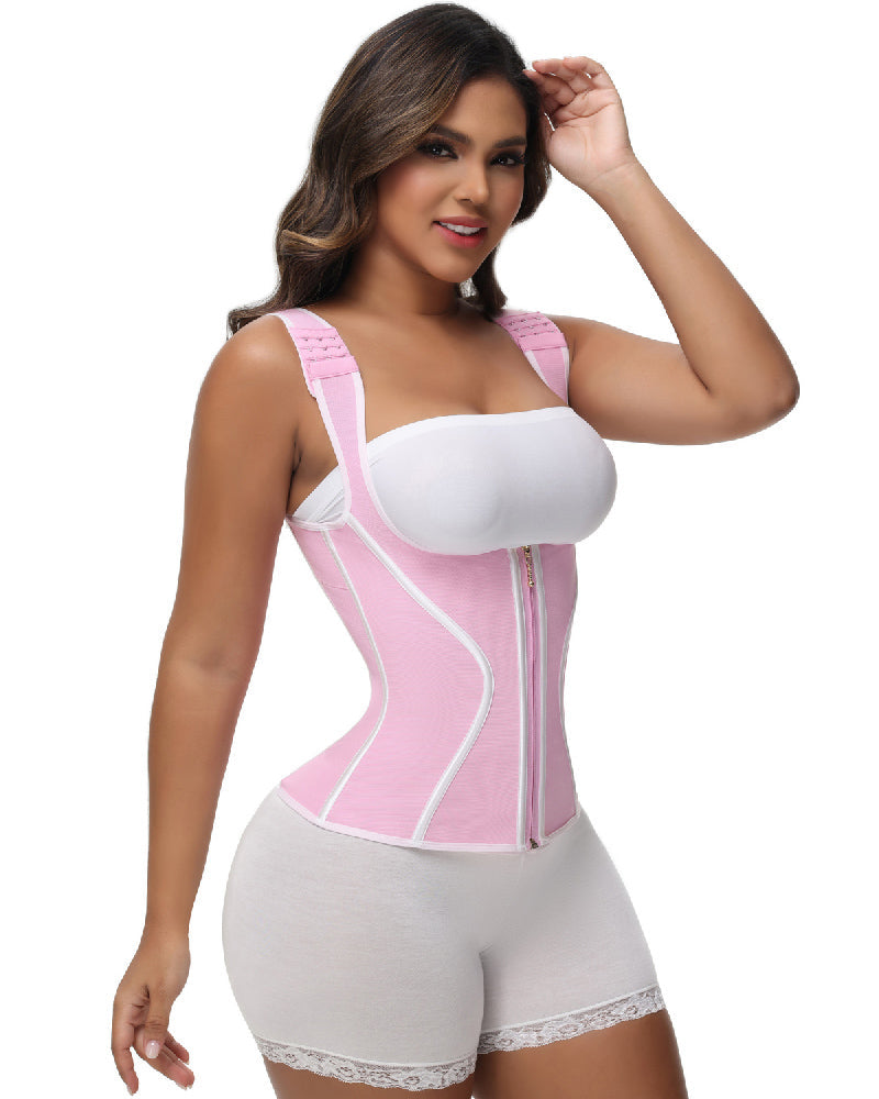 Shapshe® Faja de Cintura con Doble Compresión para Mujer, Control de Abdomen, Corset Postparto tipo Chaleco