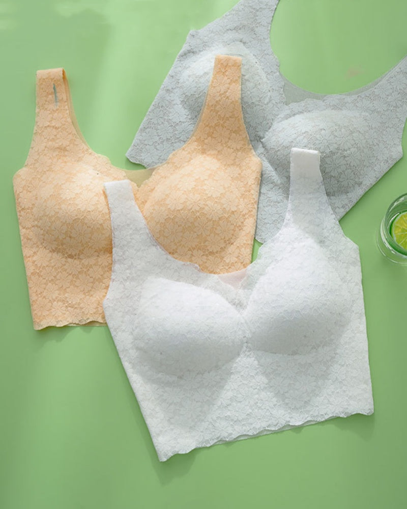 Top sin mangas transpirable talla grande con sujetador push up y efecto moldeador lateral