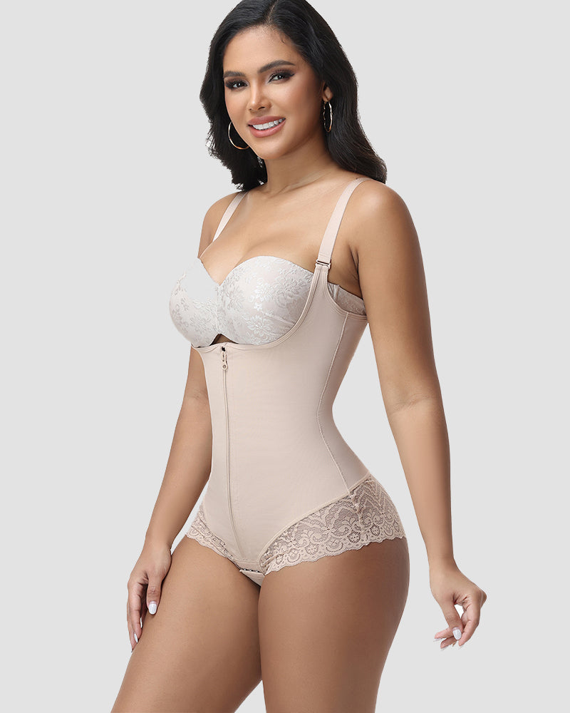 Shapshe® Body Moldeador de Compresión Doble con Encaje