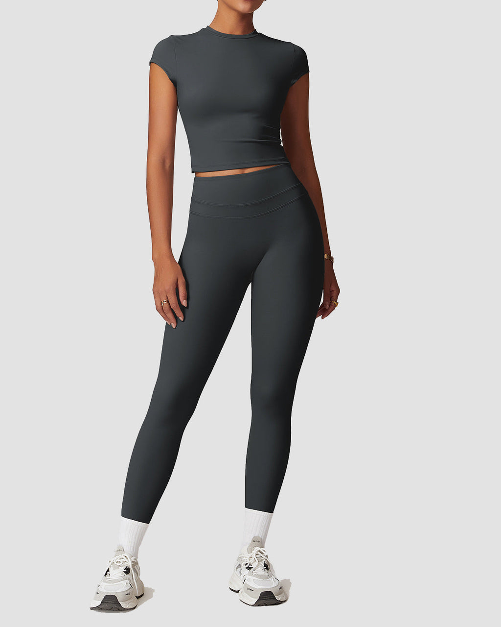 Conjunto de Yoga Ajustado para Fitness