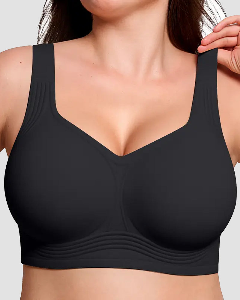 Sostén Push-Up Sin Costuras, Sin Aros y de Cobertura Total
