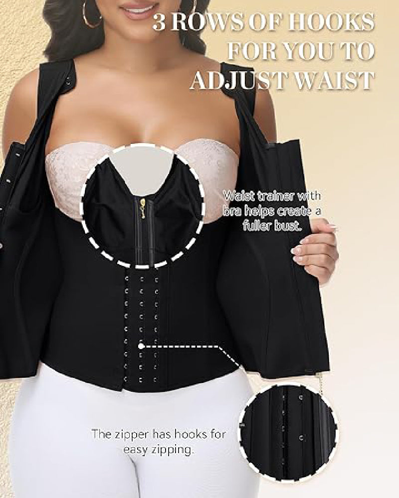 Shapshe® Faja Moldeadora de Cintura para Mujer con Control de Abdomen y Corsé de Reloj de Arena con Sujetador