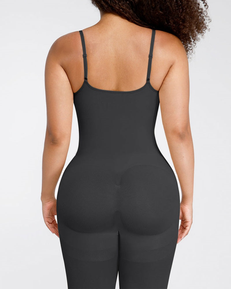 Enterizo moldeador femenino sin costuras con soporte para busto y control de abdomen