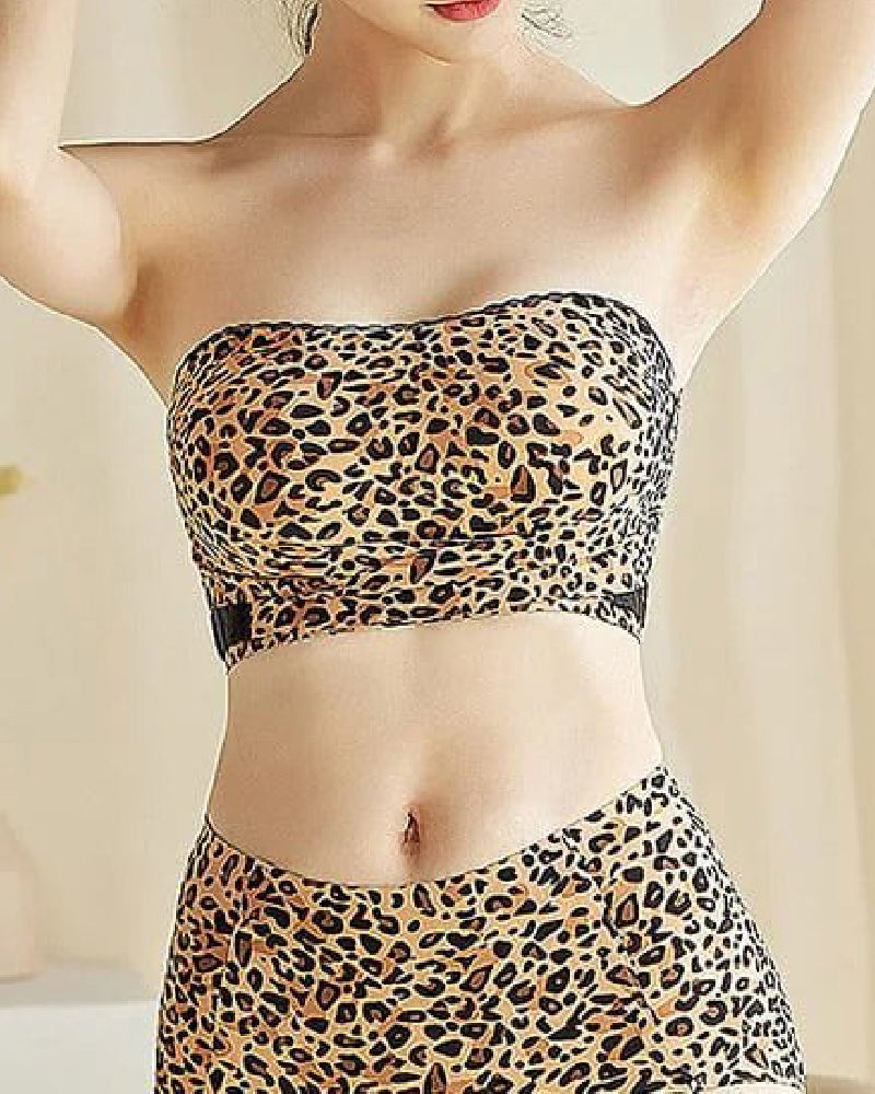 Sostén Bandeau Invisible Sin Tirantes con Hebilla Doble Lateral, Encaje Antideslizante