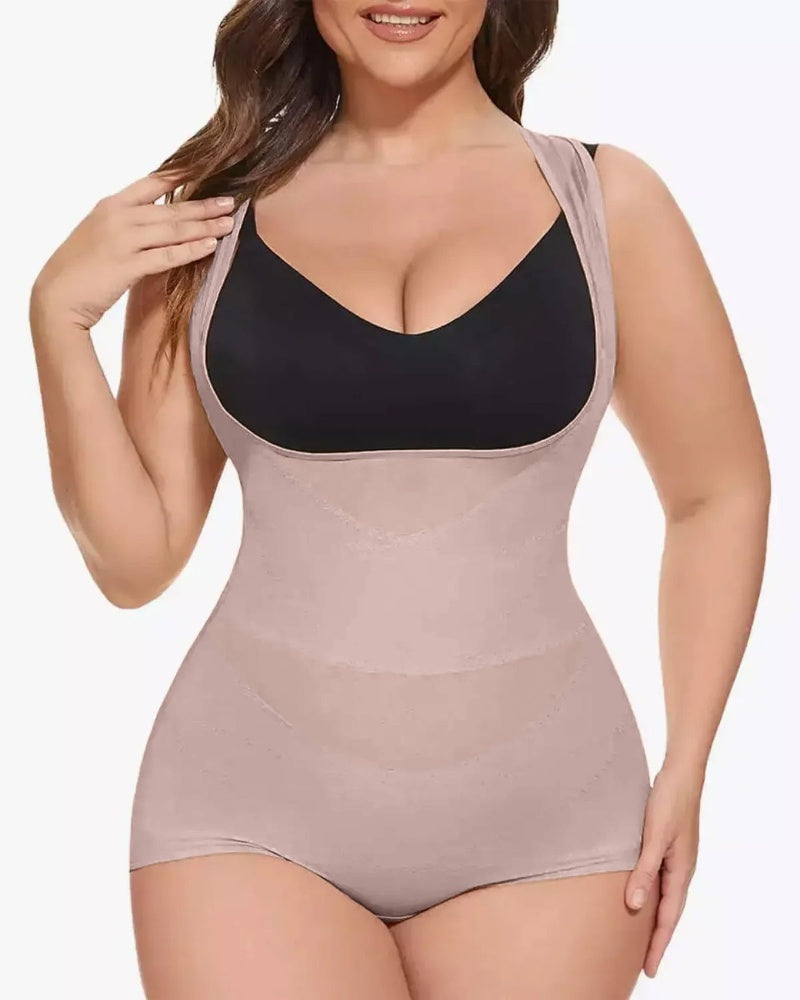Corsé moldeador de cintura sin costuras de malla, moldeador de glúteos, faja corporal