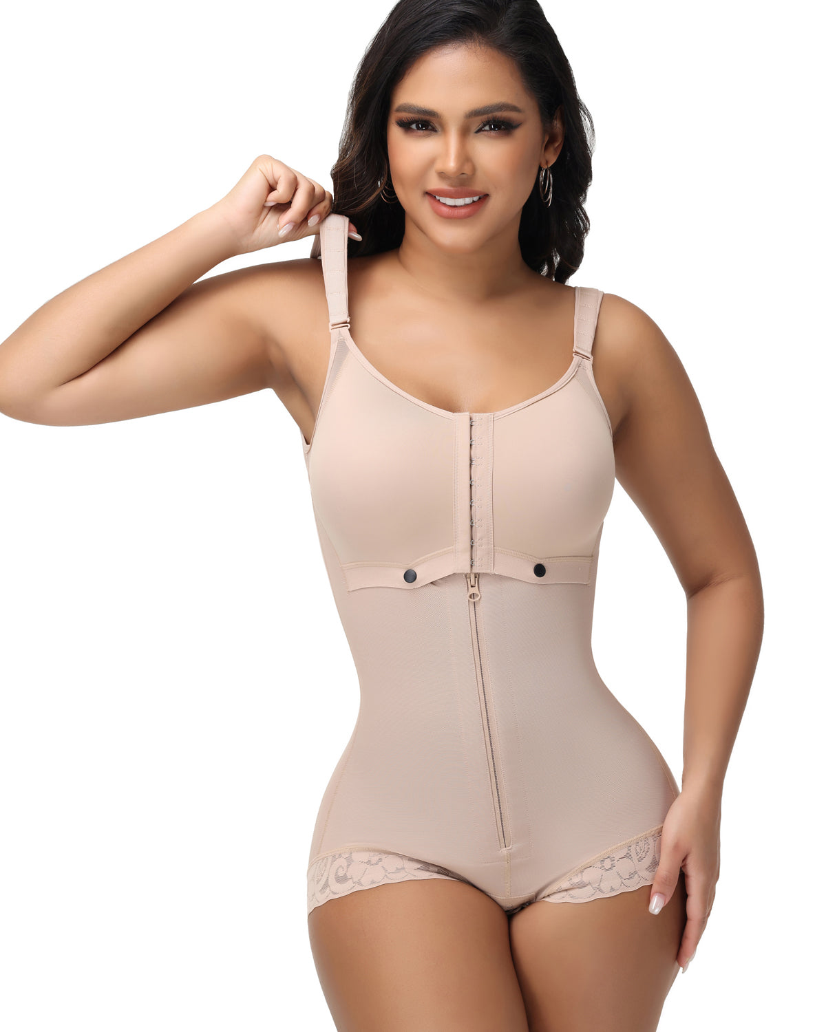 Shapshe® Fajas Colombianas Moldeadoras con Cremallera Frontal y Control de Abdomen (Preventa)