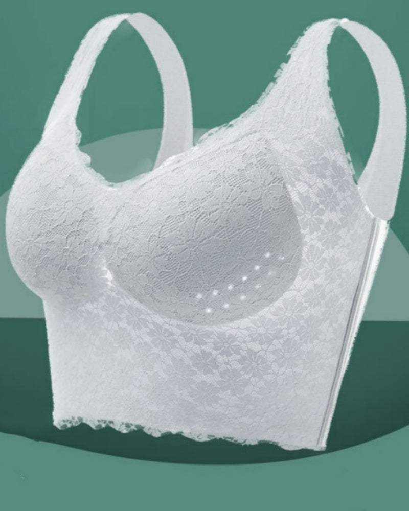 Top sin mangas transpirable talla grande con sujetador push up y efecto moldeador lateral