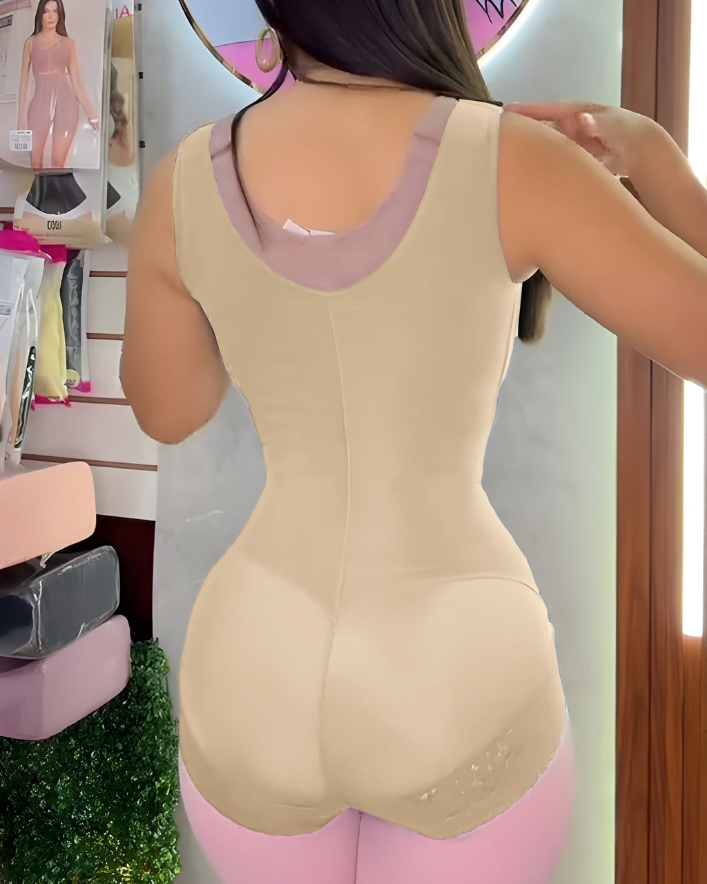 Shapshe® Fajas Colombianas Moldeador Corporal Overbust de Doble Compresión