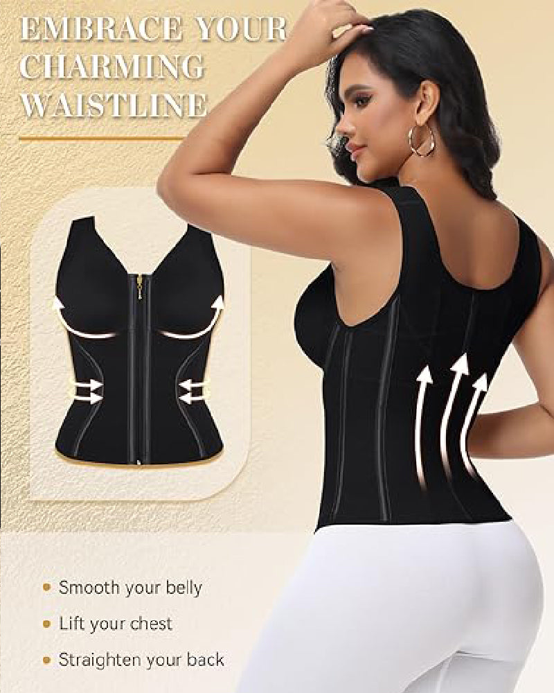 Shapshe® Faja Moldeadora de Cintura para Mujer con Control de Abdomen y Corsé de Reloj de Arena con Sujetador