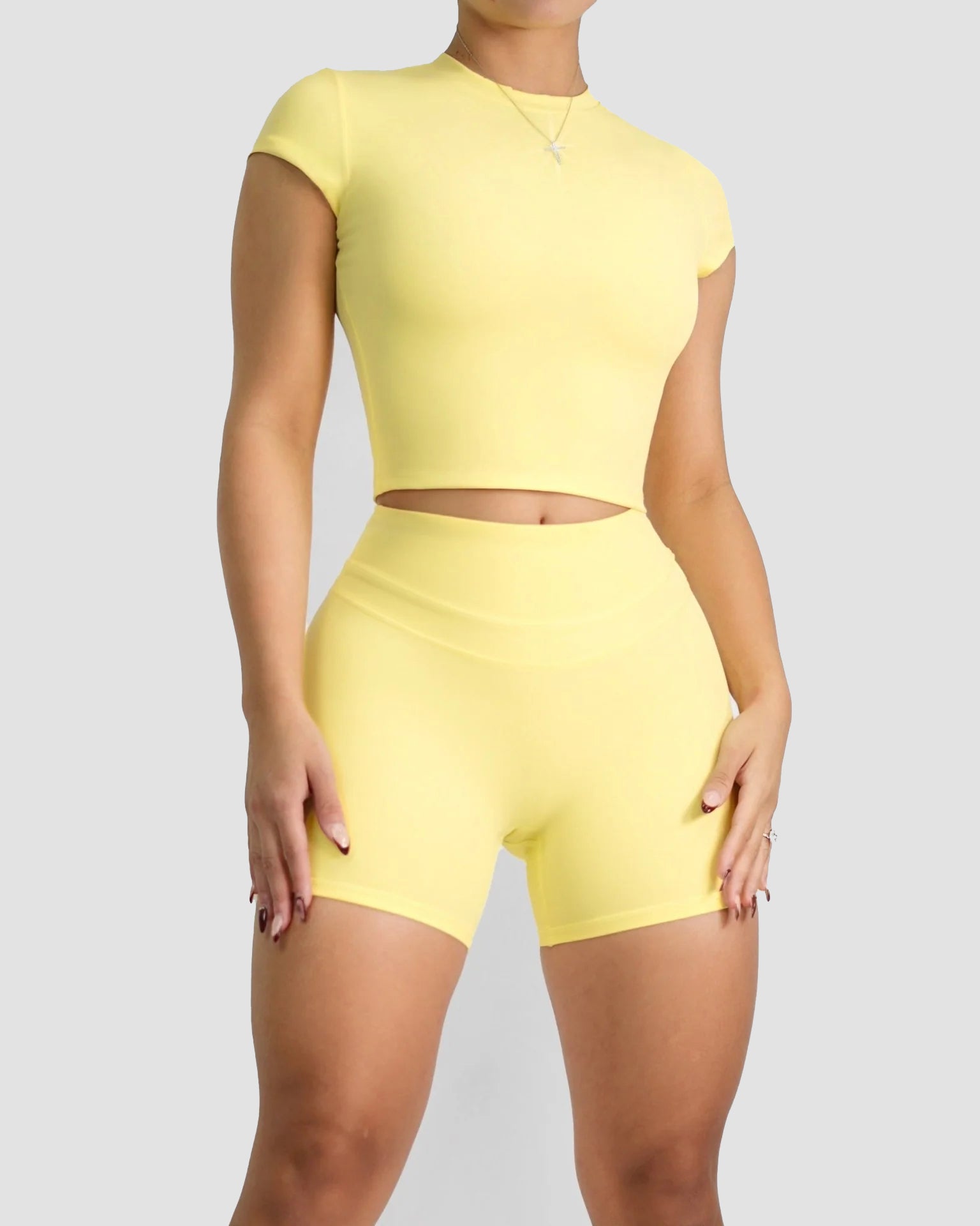 Conjunto Ajustado de Gimnasio para Yoga y Fitness