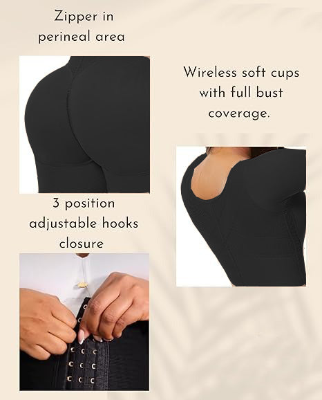 Shapshe® Faja Corporal Completa Postoperatoria Control de Abdomen Modeladora