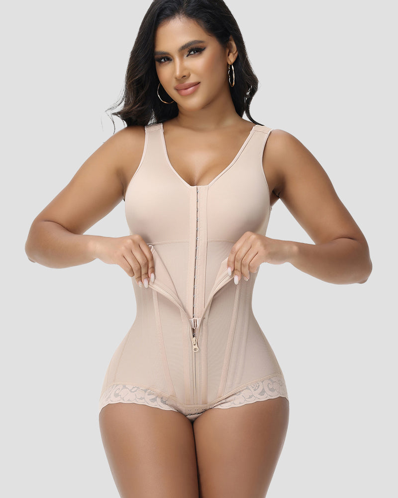 Shapshe® Fajas Colombianas Moldeador Corporal Overbust de Doble Compresión