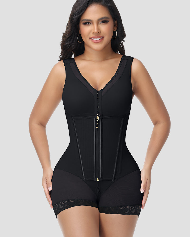 Shapshe® Fajas Colombianas Moldeador Corporal Hourglass de Doble Control