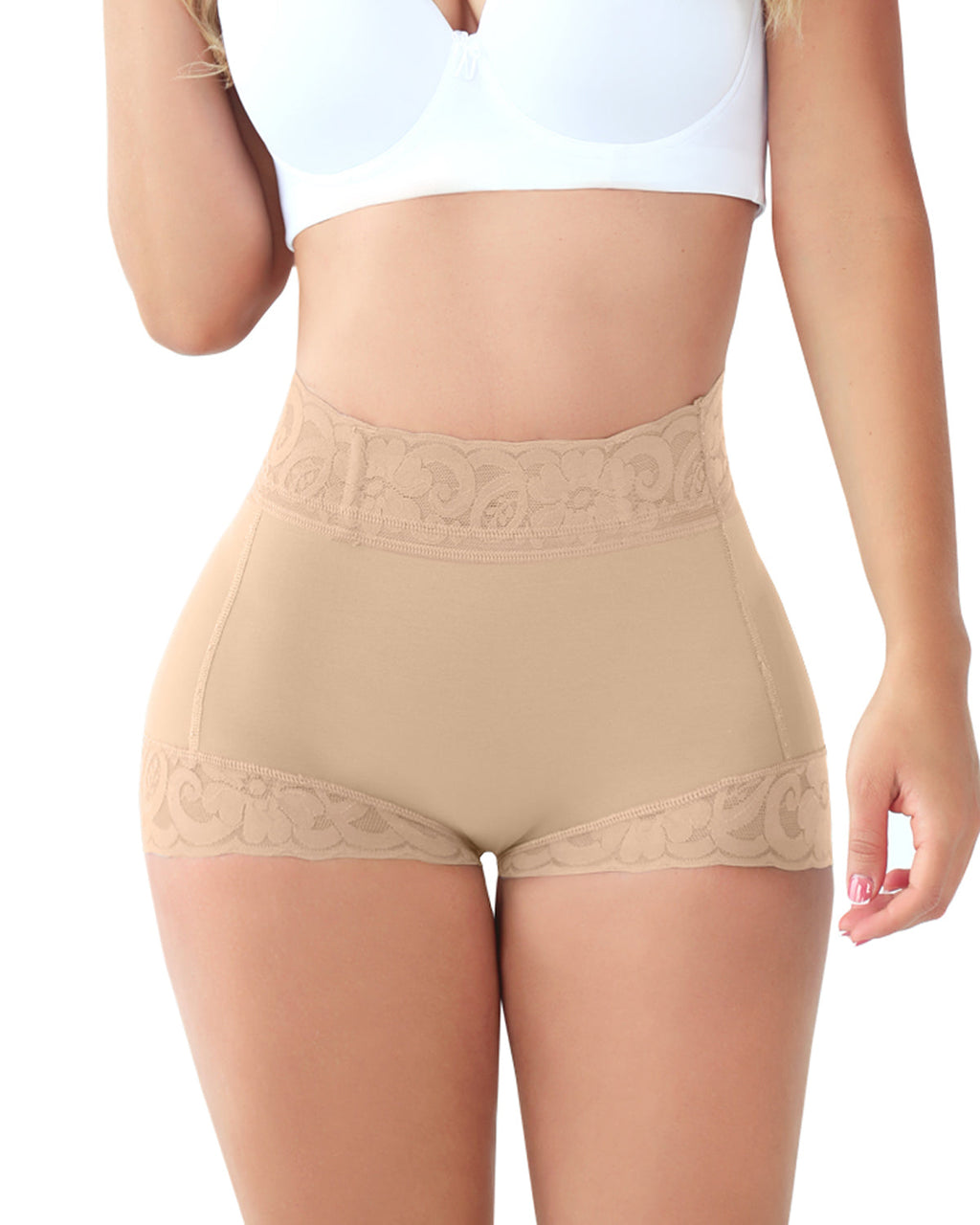 Shapshe® Faja Clásica de Encaje para Mujer Moldeadora de Cuerpo Levantacola Braga Moldeadora Suave
