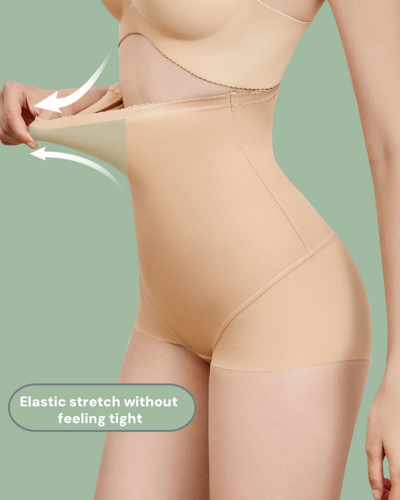Panties moldeadores sin costuras de control abdominal, delgados, de talle alto y talla grande