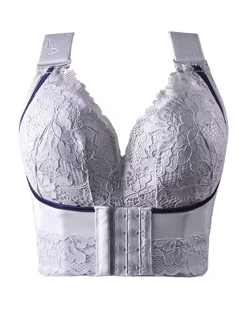 Sostén Moldeador Push Up con Cierre Frontal para Mujer Talla Grande