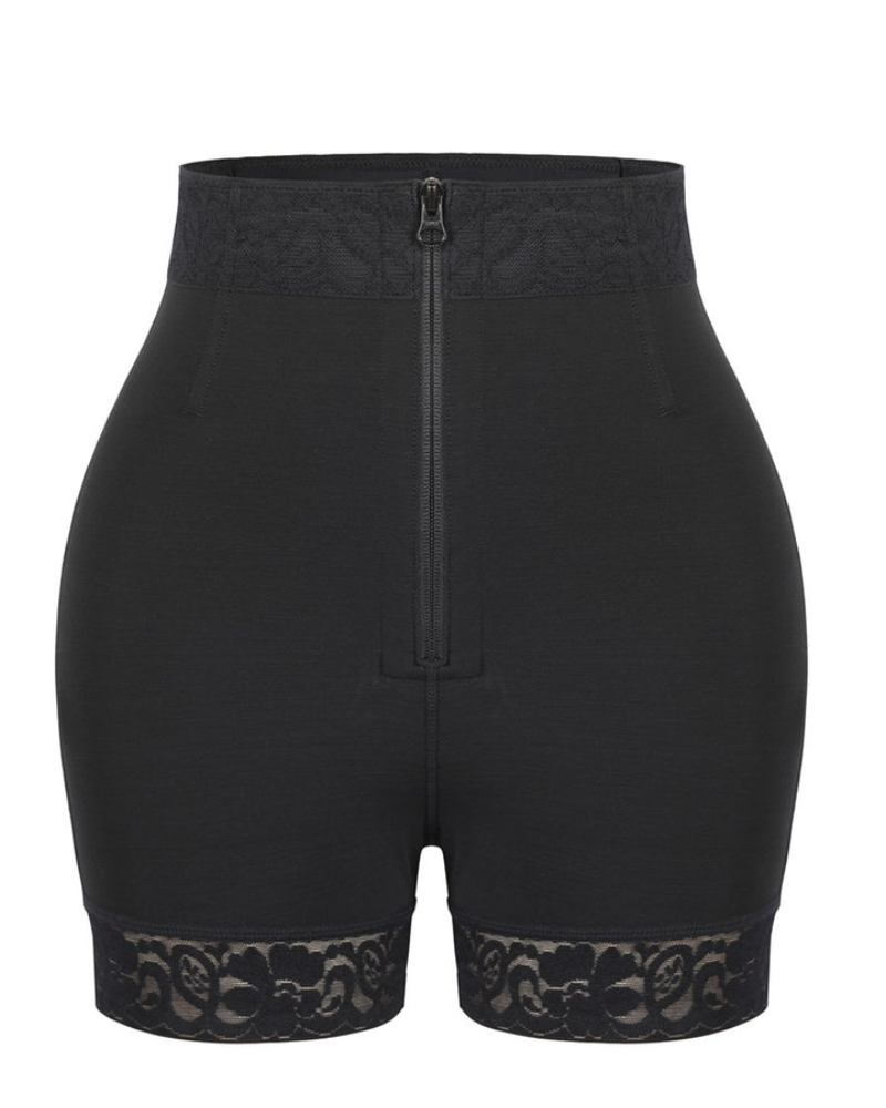 Shapshe® Short moldeador con cinturilla media, control de abdomen, cierre frontal, alta compresión y levantador de glúteos
