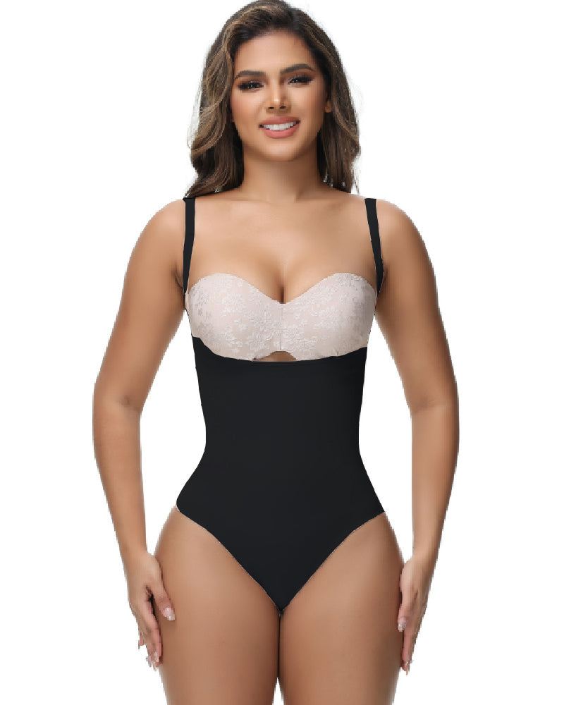 Shapshe® Faja Moldeadora Tipo Tanga Sin Costuras con Control de Abdomen, Cinturilla Alta, Levanta Glúteos, Body Moldeador