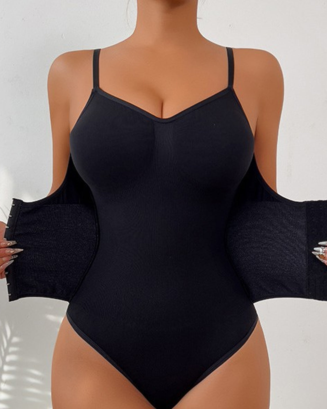 Faja Moldeadora de Cintura Realzada con Doble Capa y Control Abdominal