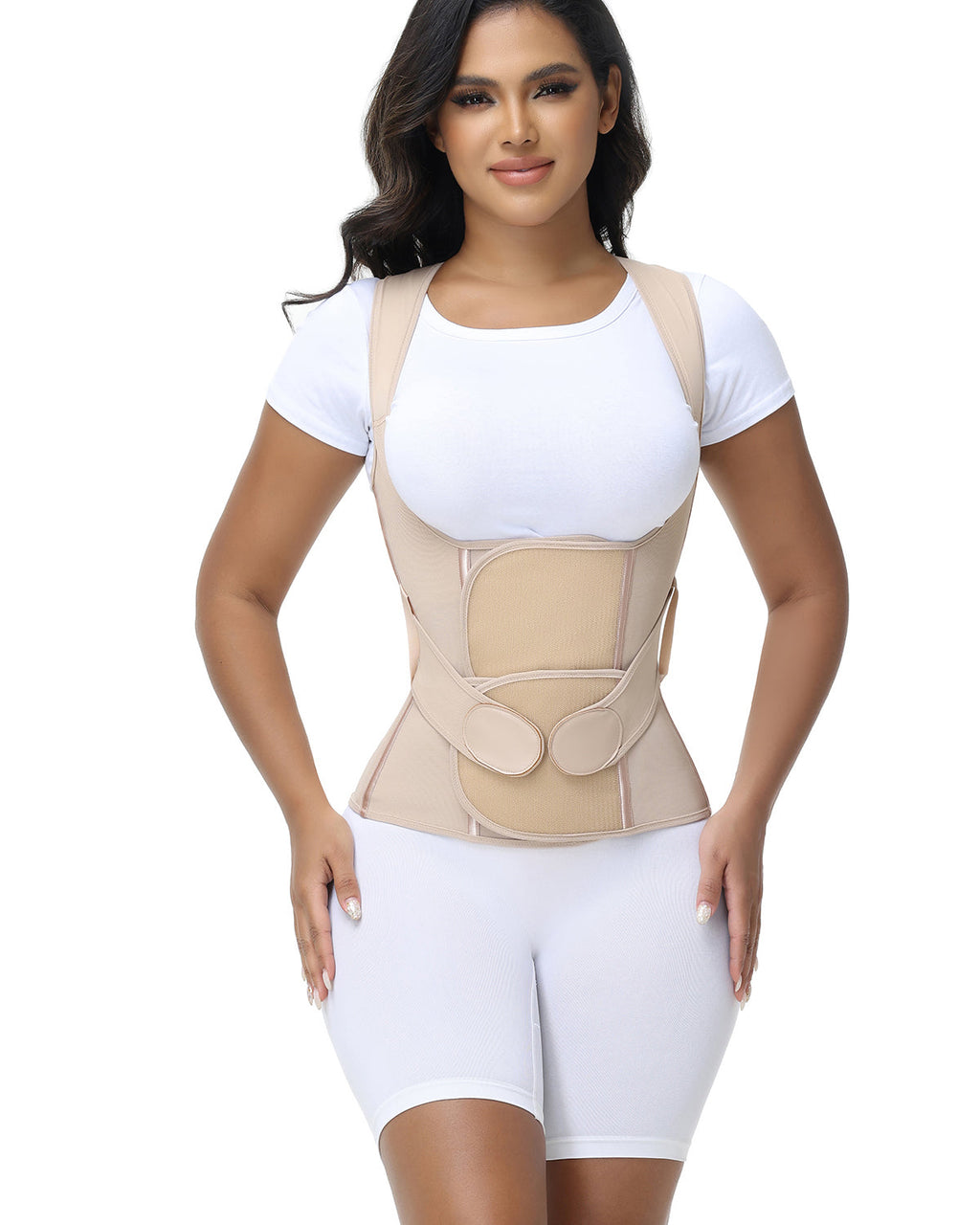 Shapshe® Fajas Colombianas Corrector de Postura Soporte Lumbar Cinturilla Moldeadora