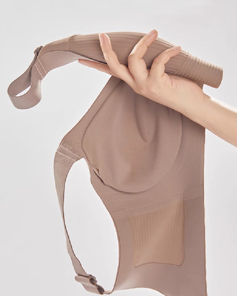 Sujetadores Push Up Sin Costuras para Mujer, Copa Completa, Sin Aros, Anticaída y Transpirables