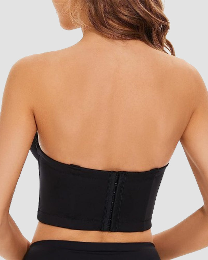 Brasieres sin costuras multiusos, de espalda baja, antideslizantes, push up, de cobertura total, tallas grandes