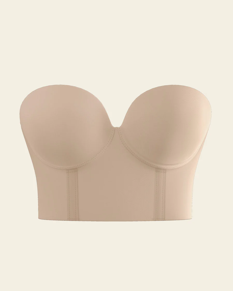 Sostén Moldeador Corset Sin Tirantes y Copa Completa