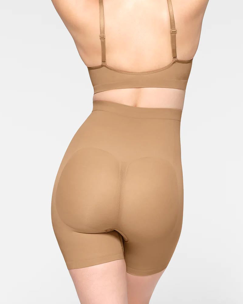 Shapshe® Shorts Moldeadores de Cintura Alta Sin Costuras para Abdomen Plano