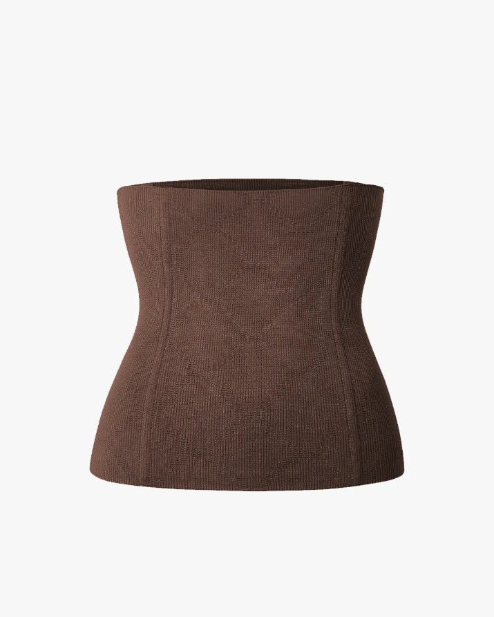 Cinturón de Control Abdominal con Huesos de Acero Sin Costuras y Alta Elasticidad