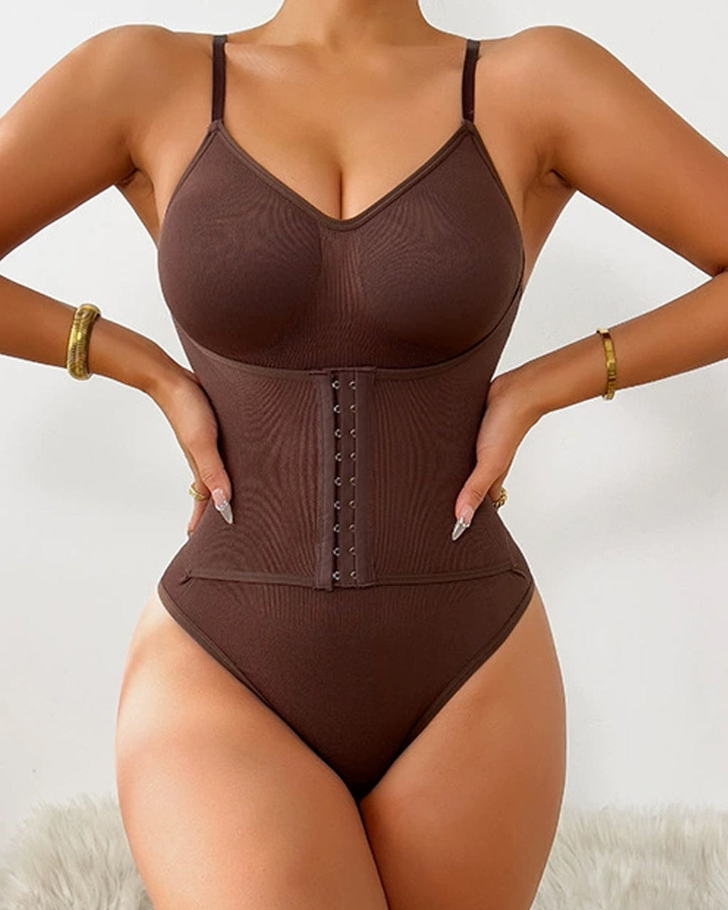 Faja Moldeadora de Cintura Realzada con Doble Capa y Control Abdominal