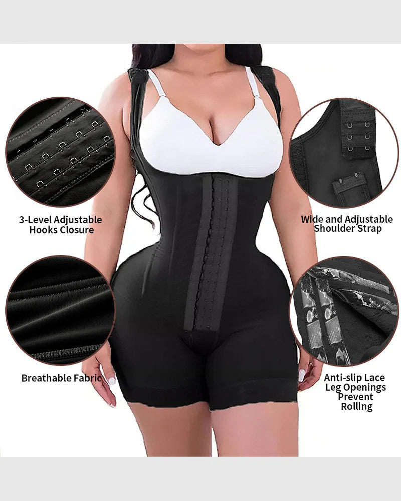 Shapshe® Faja Moldeadora de Compresión Firme para Abdomen, Body Ajustable con Cierre de Ganchos