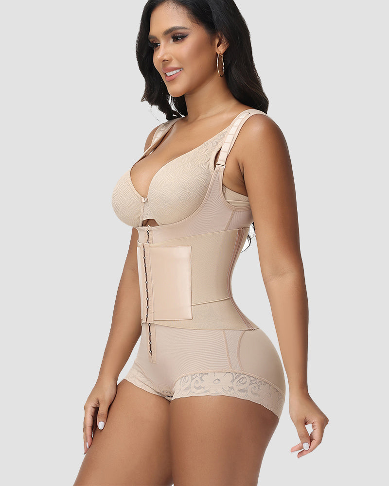 Shapshe® Faja Body de Doble Compresión con Entrenador de Cintura