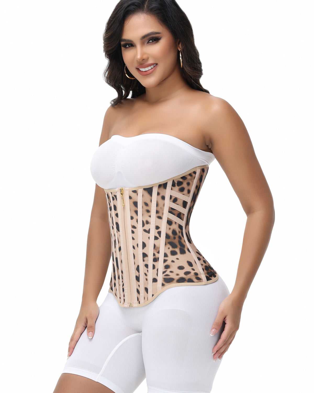 Shapshe® Fajas Colombianas Cinturilla con Cremallera Frontal y 3 Filas de Ganchos (Preventa)
