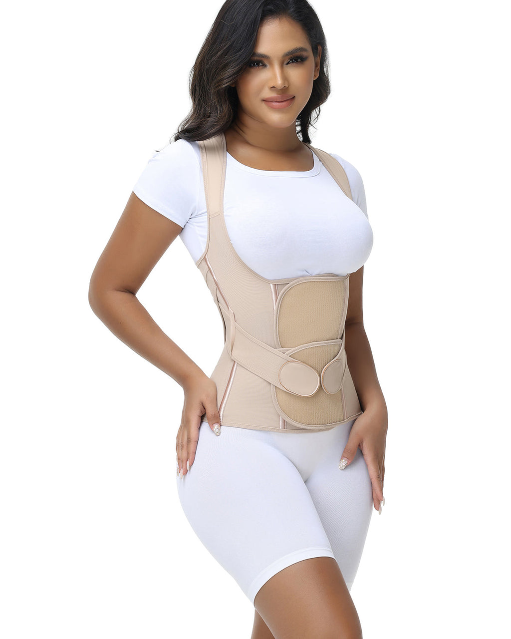 Shapshe® Fajas Colombianas Corrector de Postura Soporte Lumbar Cinturilla Moldeadora