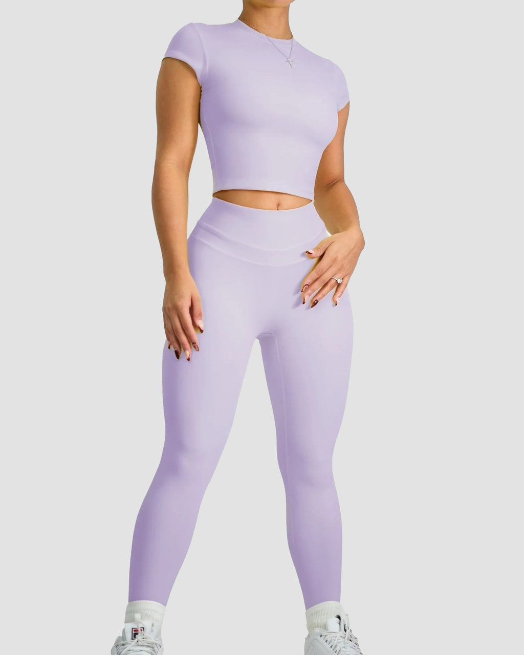 Conjunto de Yoga Ajustado para Fitness