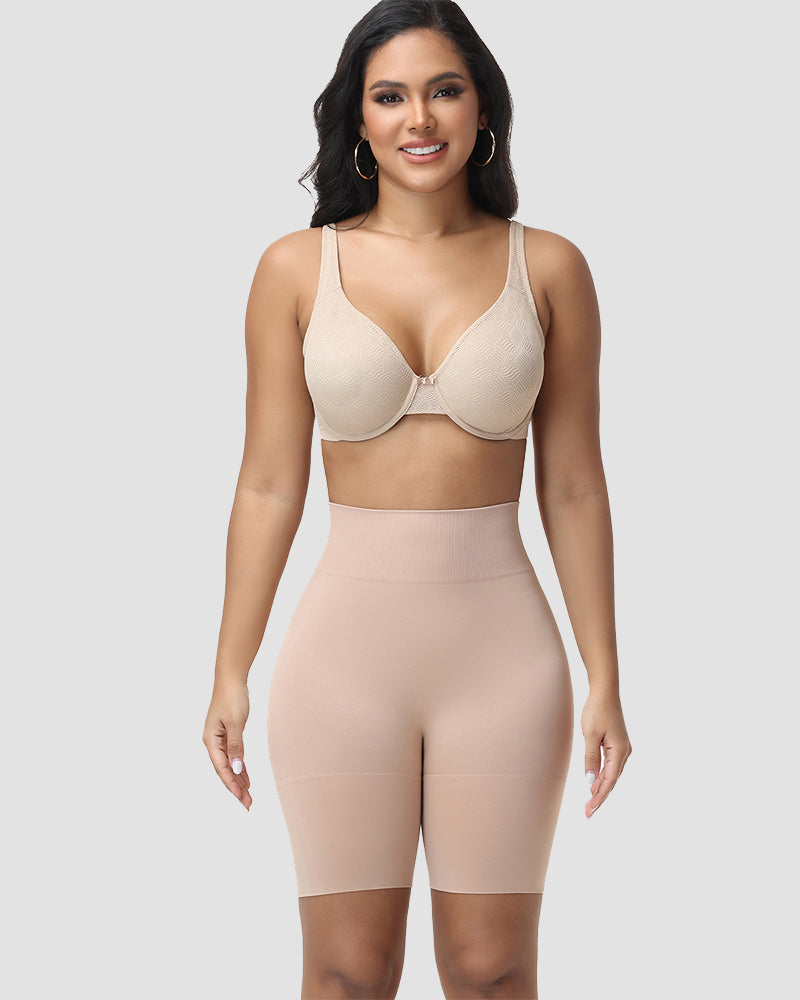 Shorts Shapshe® de Cintura Alta con Control de Abdomen y Levantamiento de Glúteos