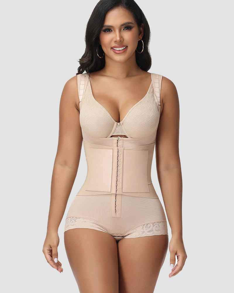 Shapshe® Faja Body de Doble Compresión con Entrenador de Cintura